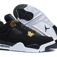 Sneakers, White Black Gold Colorway, Lace Up Design, Casual Gift for Sneaker Fans