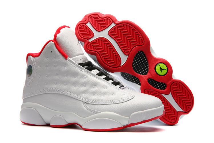 Sneakers, White Red Colorway, Lace Up Design, Casual Gift for Sneaker Fans