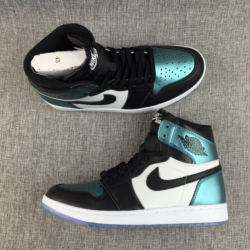 Sneakers, Black White Teal Colorway, Lace Up Design, Casual Gift for Sneaker Fans