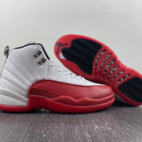 Sneakers, White Red Colorway, Lace Up Design, Casual Gift for Sneaker Fans