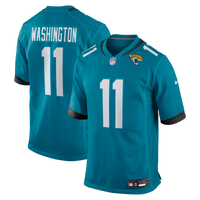 Jacksonville Jaguars Parker Washington Teal Team Game Jersey