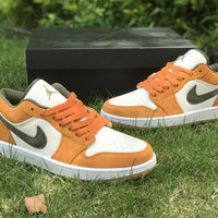 Low Top Sneakers, Khaki Colorway, Lace Up Design, Casual Gift for Sneaker Fans