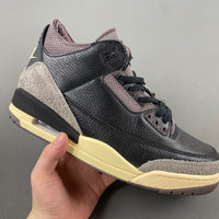 Low Top Sneakers, Black Brown Colorway, Lace Up Design, Casual Gift for Sneaker Fans
