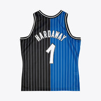 Orlando Magic Anfernee Hardaway 1994 Split Swingman Jersey - Black/Blue