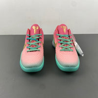 Low Top Sneakers, Green Pink Gold Colorway, Lace Up Design, Casual Gift for Sneaker Fans