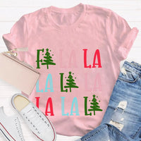 Fa La La Christmas Tree Shirt, Fa La La La Christmas Tree T-Shirt, Festive Holiday Tree Graphic Tee, Adorable Christmas Tree Tee, Xmas Present