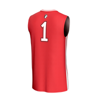 #1 Northeastern Huskies Lightweight Collegiate Basketball Fashion Jersey - Red