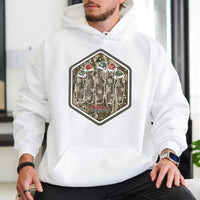 Camo Duck Hunting Hoodie, Duck Call Christmas Hoodie, Hunting Graphic Sweatshirt, Winter Outdoor Hunter Hoodie, Christmas Outdoorsman Present
