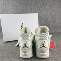 Sneakers, White Gold Colorway, Lace Up Design, Casual Gift for Sneaker Fans
