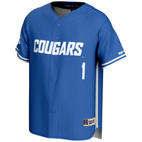 #1 BYU Cougars Lightweight Baseball Jersey - Royal