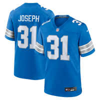 Detroit Lions Kerby Joseph Blue Team Game Jersey