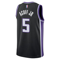 Sacramento Kings Icon Swingman Jersey - Black - Darius Acuff Jr.