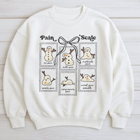 Medical Christmas Holiday Sweater, Snowman Pain Scale Sweatshirt, Humorous Nurse Crewneck, Adorable Doctor Pullover, Healthcare Worker Xmas Present