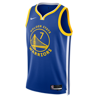Golden State Warriors Icon Edition Swingman Jersey - Royal - Kristaps Porziņģis