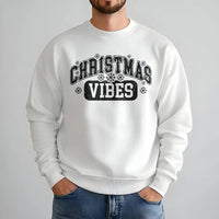 Varsity Snowflake Crewneck, Christmas Vibes Sweatshirt, Comfy Holiday Graphic Sweatshirt, Winter Aesthetic Pullover, Xmas Present Sweatshirt
