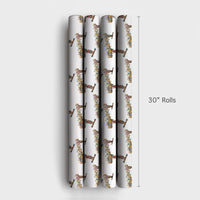 Balance Beam Holiday Gift Wrap, Gymnastics Christmas Wrapping Paper, Gymnast Sports Theme Wrapping Paper, Coach Team Present Wrap Roll