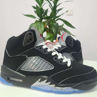 High Top Sneakers, Black Silver Colorway, Lace Up Design, Casual Gift for Sneaker Fans