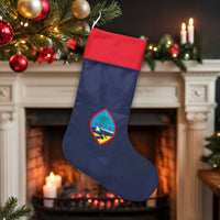 Chamorro Island Holiday Stocking, Personalized Guam Flag Christmas Stocking, Guam Islander Xmas Stocking, Custom Pacific Family Holiday Present