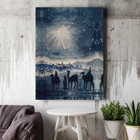 Three Wise Men Bethlehem Canvas Art, Nativity Scene Canvas Print, Watercolor Holy Night Canvas, Religious Wall Decor, Christmas Decor Present