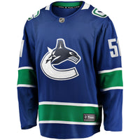 Vancouver Canucks Mark Friedman Blue Home Premier Breakaway Player Jersey
