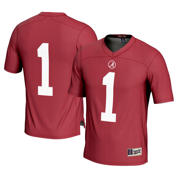 #1 Alabama Crimson Tide Football Jersey - Crimson