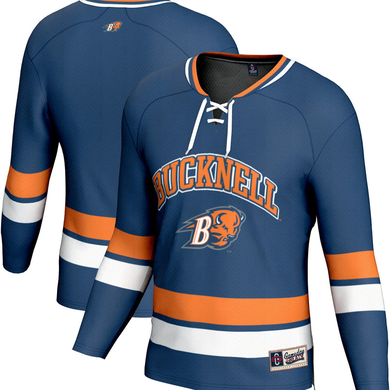 Bucknell Bison Spirit Hockey Jersey - Blue
