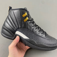 High Top Sneakers, Black Gold Colorway, Lace Up Design, Casual Gift for Sneaker Fans
