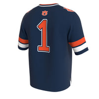 Auburn Tigers Lightweight Collegiate Football Fashion Jersey - Navy