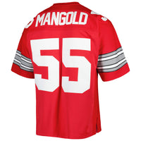 Nick Mangold Ohio State Buckeyes Authentic Jersey - Scarlet