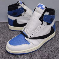 High Top Sneakers, Blue Gray Colorway, Reverse Hook Design, Lace Up Design, Casual Gift for Sneaker Fans