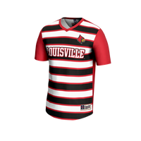 #1 Louisville Cardinals Lightweight Soccer Fashion Jersey - Red