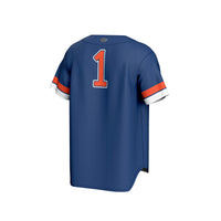 #1 Florida Gators Lightweight Collegiate Baseball Fashion Jersey - Royal