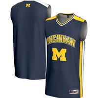 Michigan Wolverines Spirit Basketball Jersey - Navy