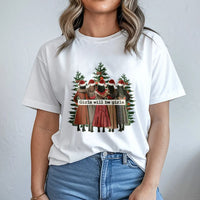 Retro Christmas Besties Shirt, Girls Will Be Girls T-Shirt, Adorable Holiday Graphic Tee, Friends Christmas Party Shirt, Winter Present Women
