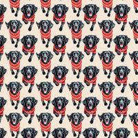Dog Holiday Gift Wrap, Black Labrador Christmas Wrapping Paper, Labrador Retriever Xmas Paper, Dog Lover Christmas Present Wrapping Roll