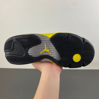Retro Low Top Sneakers, Black Yellow Colorway, Lace Up Design, Casual Gift for Sneaker Fans