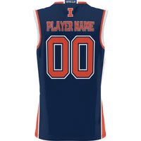 Illinois Fighting Illini Lightweight NIL Pick-A-Player Basketball Jersey - Navy
