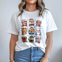 Humorous Holiday Food Graphic Tee, Christmas Chicken Nugget Shirt, Adorable Festive Nugget Shirt, Retro Foodie Christmas T-Shirt, Food Lover Present