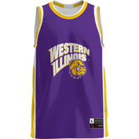 Western Illinois Leathernecks Lightweight Basketball Jersey - Purple