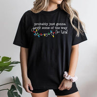 Humorous Christmas Quote Graphic Tee, Probably Just Gonna Jingle T-Shirt, Sarcastic Holiday Shirt, Adorable Jingle Bells Xmas Apparel Present