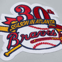 Atlanta Braves Chipper Jones Gray 1995 Throwback Authentic Jersey
