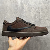 Low Top Sneakers, Brown Colorway, Reverse Hook Design, Lace Up Design, Casual Gift for Sneaker Fans