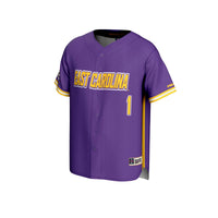 #1 ECU Pirates Lightweight Baseball Jersey - Purple