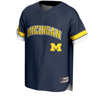 Michigan Wolverines Spirit Baseball Jersey - Navy