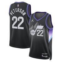 Utah Jazz Statement Edition Swingman Jersey - Black - Darryn Peterson