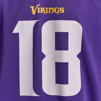 Minnesota Vikings Justin Jefferson Purple Player Game Jersey