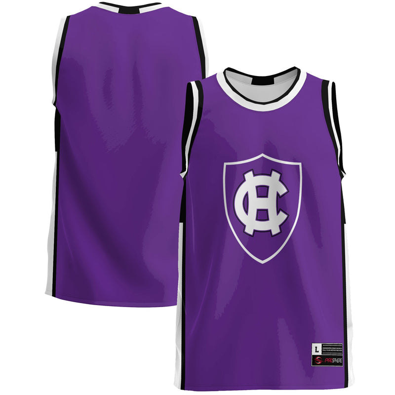 Holy Cross Crusaders Lightweight Basketball Jersey - Purple