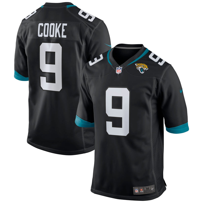Jacksonville Jaguars Logan Cooke Black Game Jersey