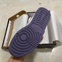Low Top Sneakers, Purple Gray Colorway, Lace Up Design, Casual Gift for Sneaker Fans
