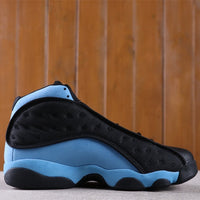 Sneakers, Black Blue Colorway, Lace Up Design, Casual Gift for Sneaker Fans